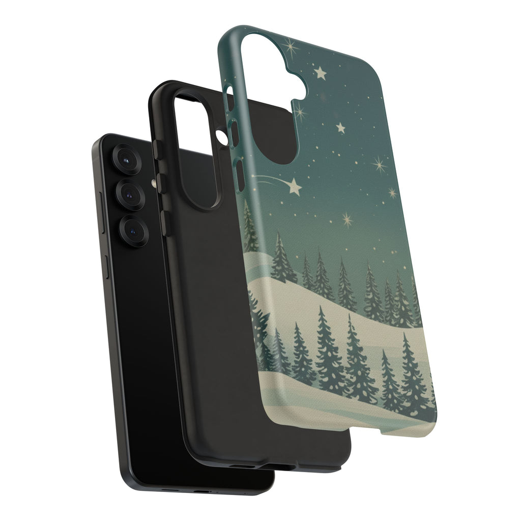 Winter Night Samsung Galaxy/Google Pixel Phone Case - Christmas Holiday Collection