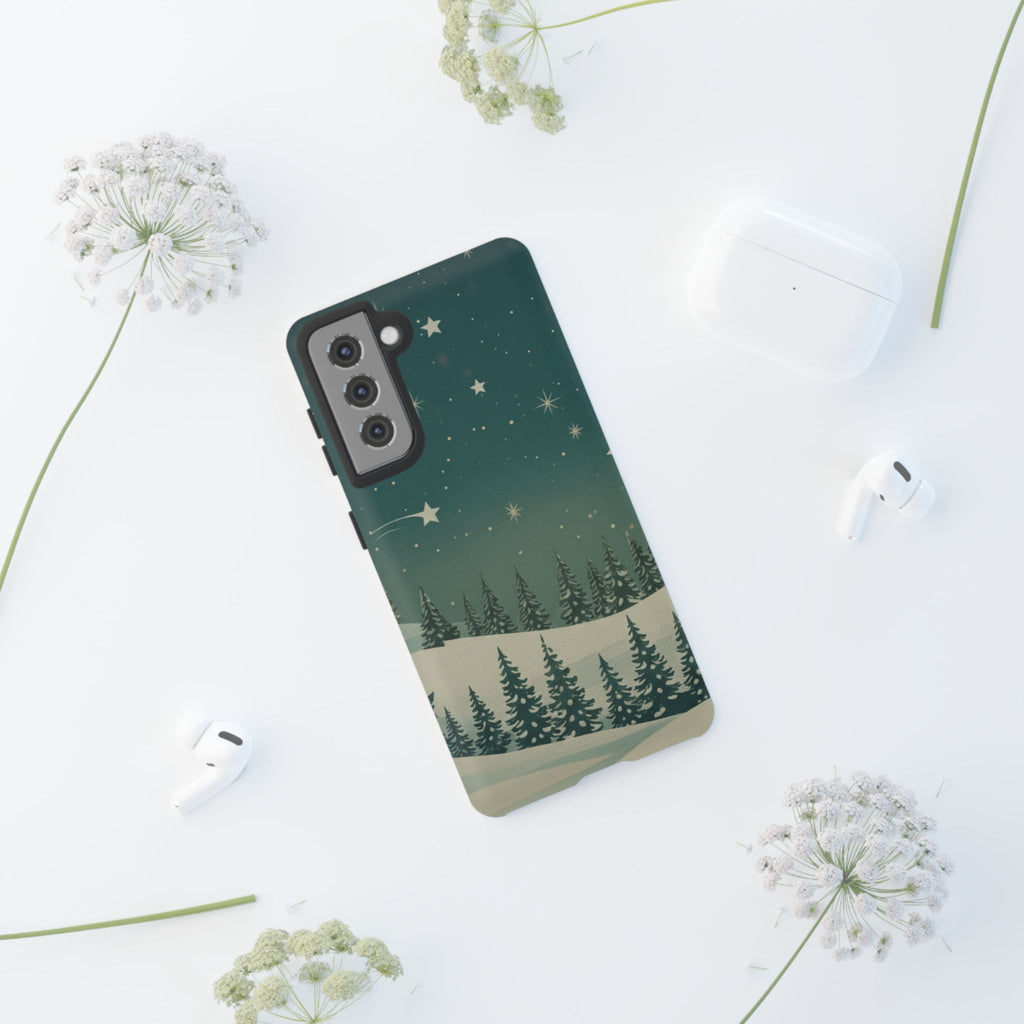 Winter Night Samsung Galaxy/Google Pixel Phone Case - Christmas Holiday Collection