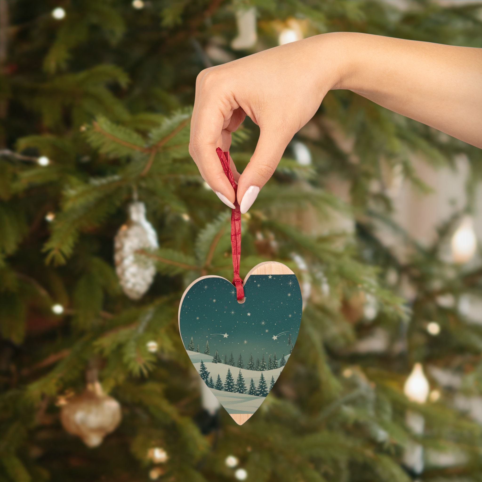 Bell Wood Ornament - Christmas Holiday Collection