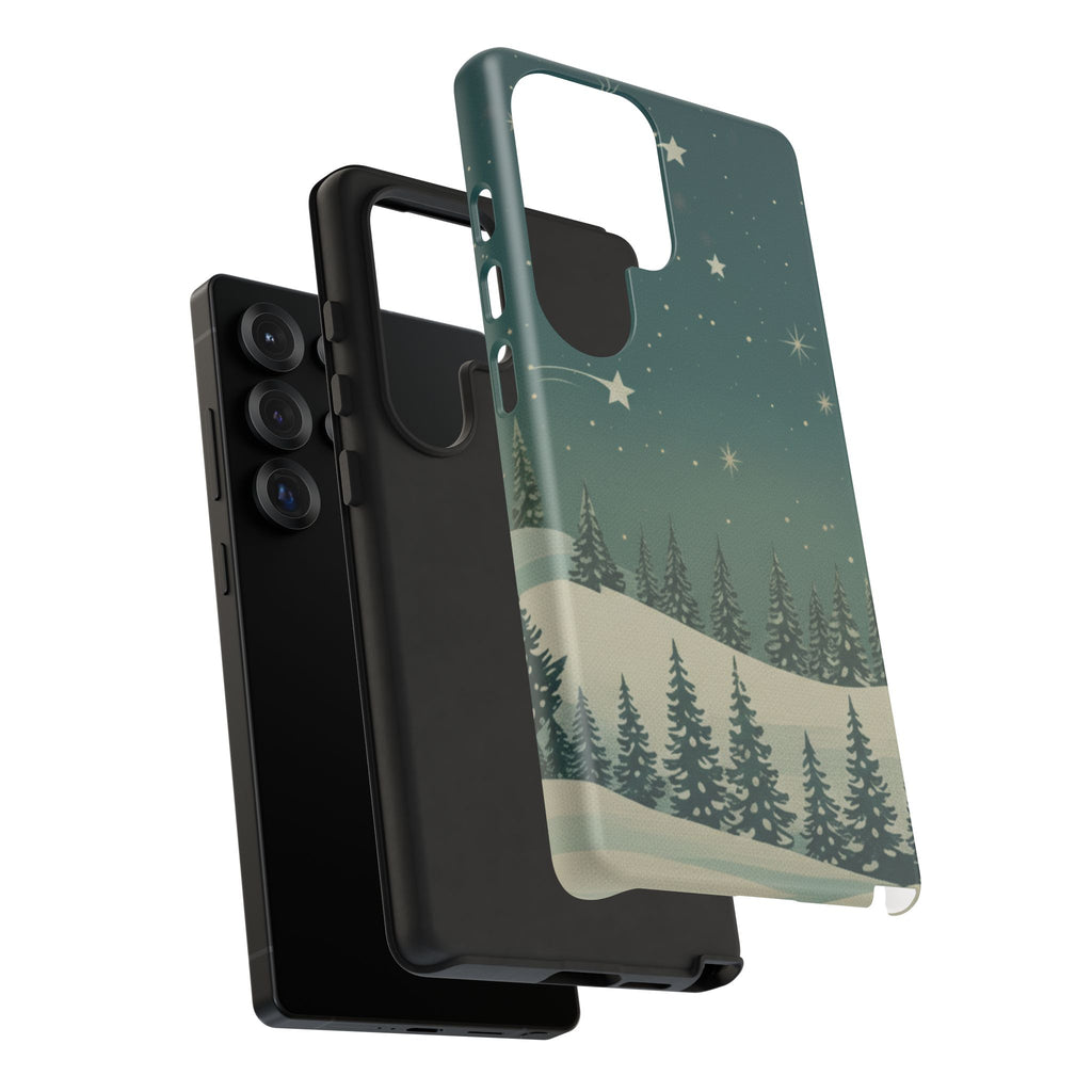 Winter Night Samsung Galaxy/Google Pixel Phone Case - Christmas Holiday Collection
