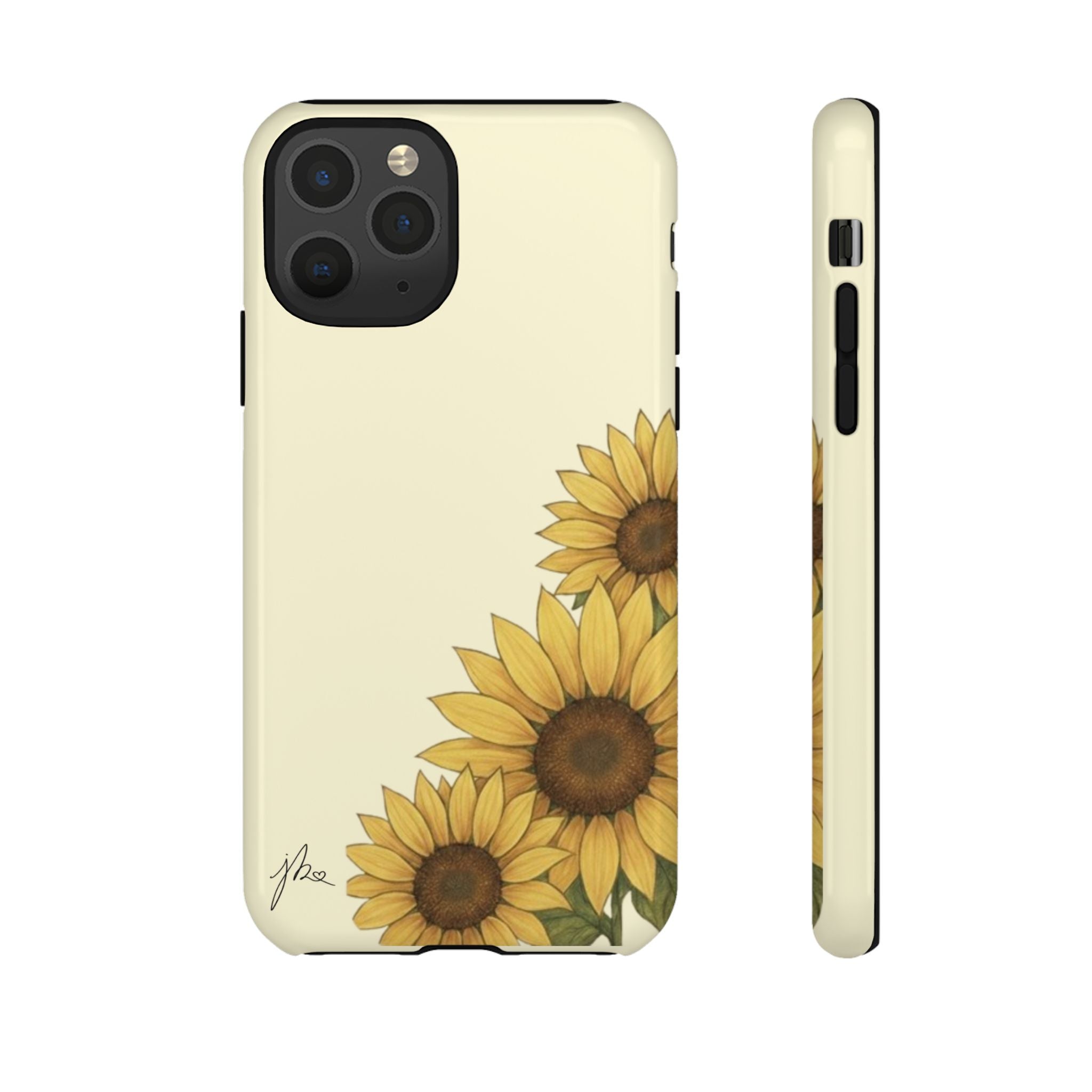 iPhone 8 - 12, 16 - 17 Tough Case - Sunflower Signature Collection by Juli