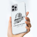iPhone 14 15 Series Mobile Phone Case | TPU - Charlie Kirk Freedom Microphone Collection