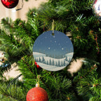 Christmas Round Ornaments For The USA (4pcs）- Christmas Holiday Collection