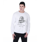 All-Over Print Men's Heavy Fleece Sweatshirt - Charlie Kirk Freedom Microphone Collection