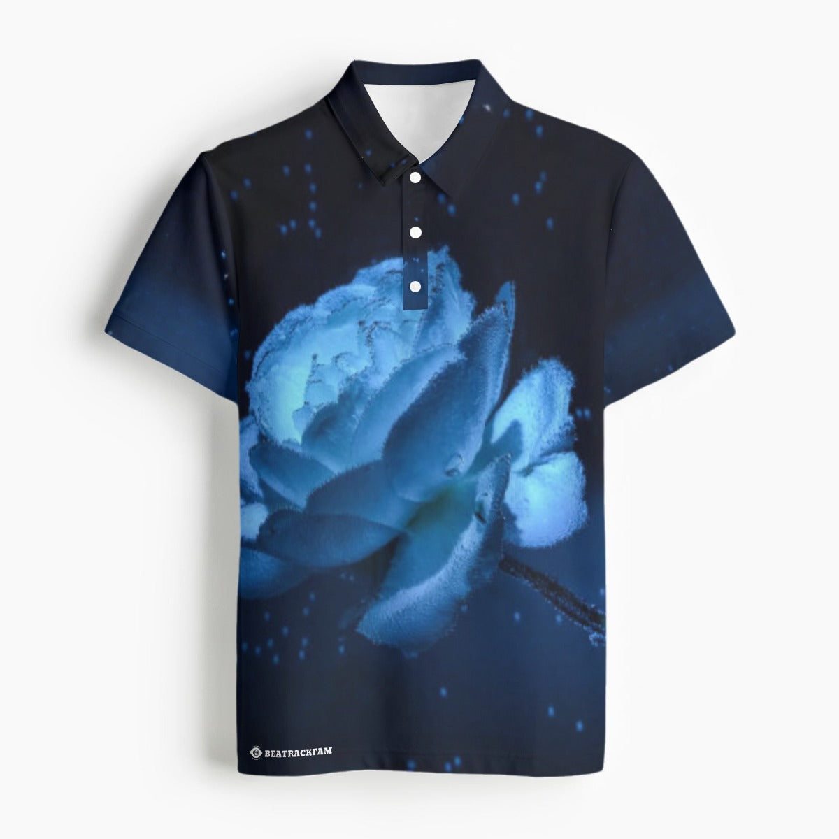 All-Over Print Men's Polo Collar Jersey