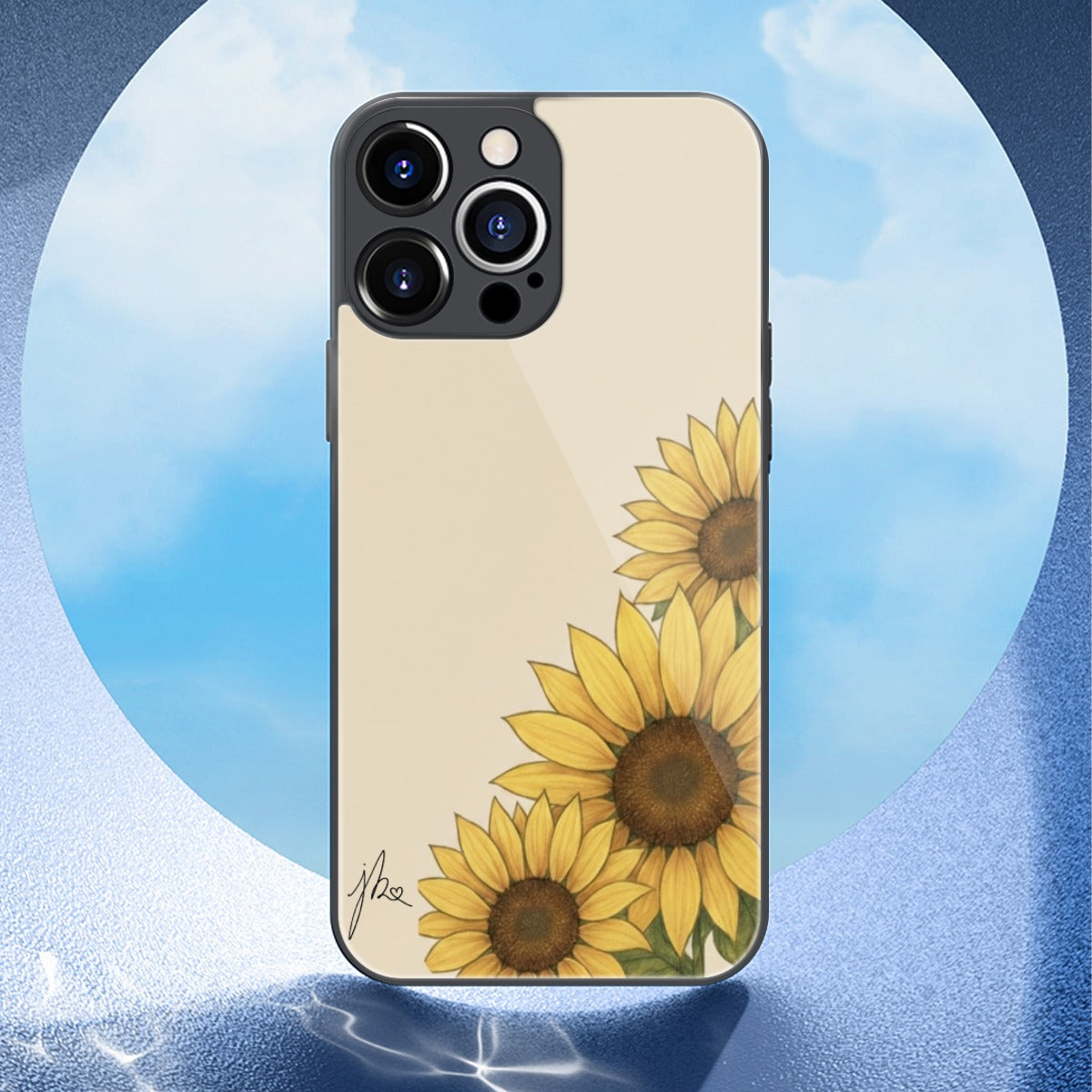 iPhone 13 Series Mobile Phone Case | Glass - Sunflower Signature Collection by Juli