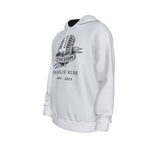 All-Over Print Men's Thicken Pullover Hoodie - Charlie Kirk Freedom Microphone Collection
