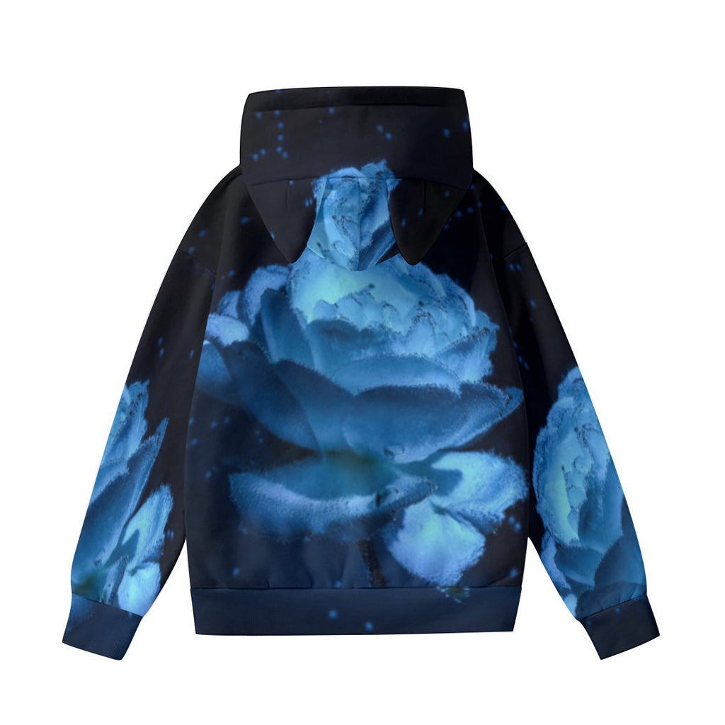 All-Over Print Women’s Hoodie With Decorative Ears