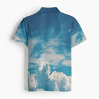 All-Over Print Men's Polo Collar Jersey