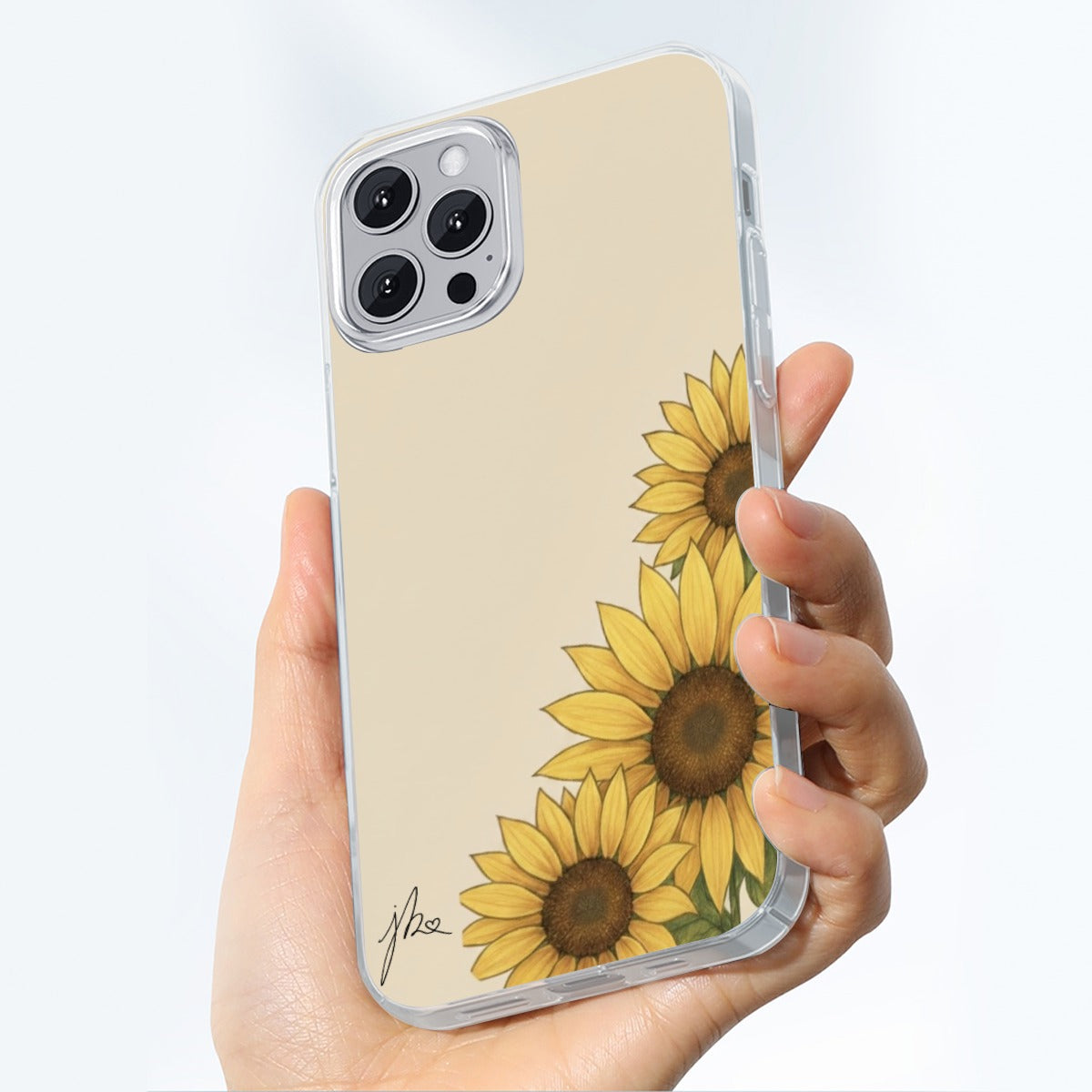 iPhone 14/15 Series Mobile Phone Case | TPU - Sunflower Signature Design by Juli