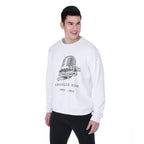 All-Over Print Men's Heavy Fleece Sweatshirt - Charlie Kirk Freedom Microphone Collection