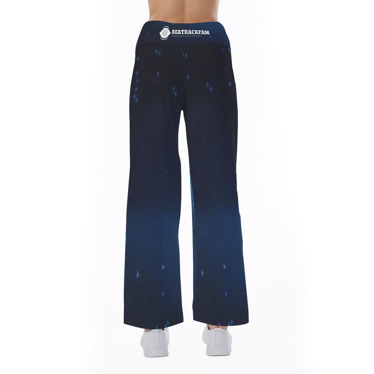 All-Over Print Women's High-waisted Straight-leg Trousers