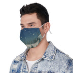 All-Over Print Face Mask with Adjustable Ear Loops - Christmas Holiday Collection