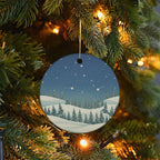 Christmas Round Ornaments For The USA (4pcs）- Christmas Holiday Collection