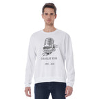 All-Over Print Men's Sweatshirt - Charlie Kirk Freedom Microphone Collection