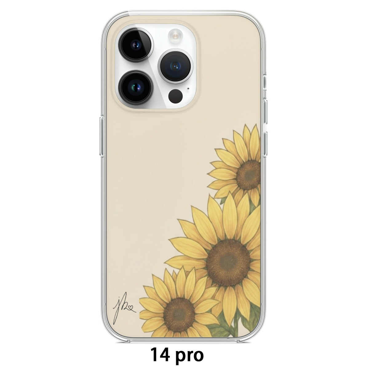 iPhone 14/15 Series Mobile Phone Case | TPU - Sunflower Signature Design by Juli