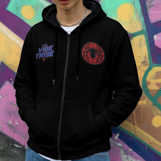 All-Over Print Men's Heavy Fleece Zip Up Hoodie - Miguel's Exclusive