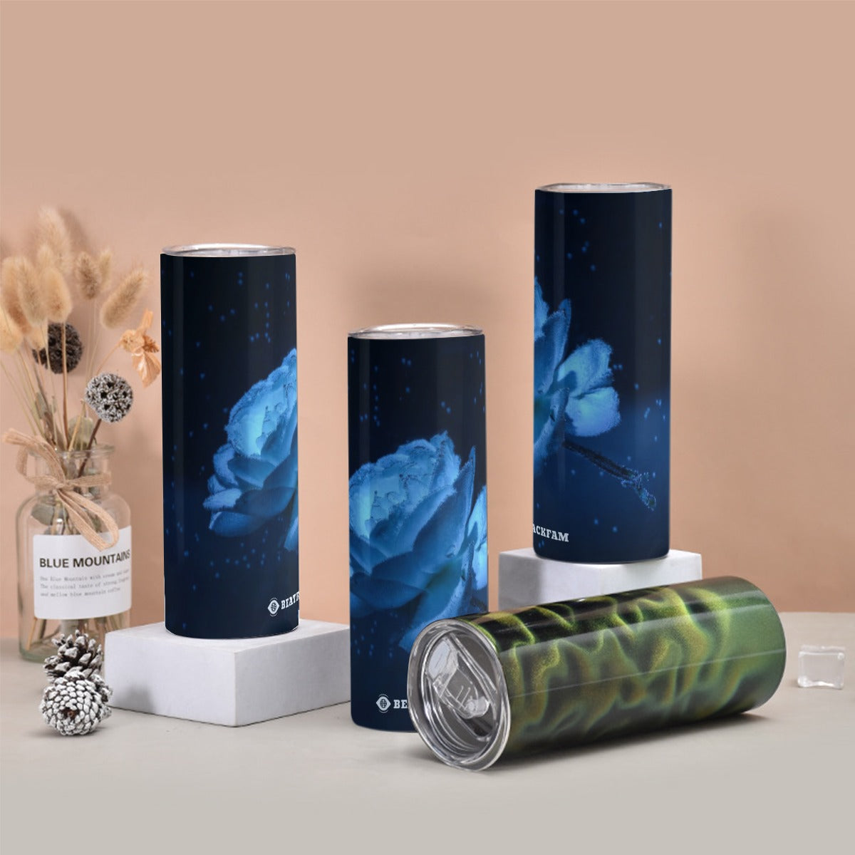 Tumbler with twinkle surface  20oz