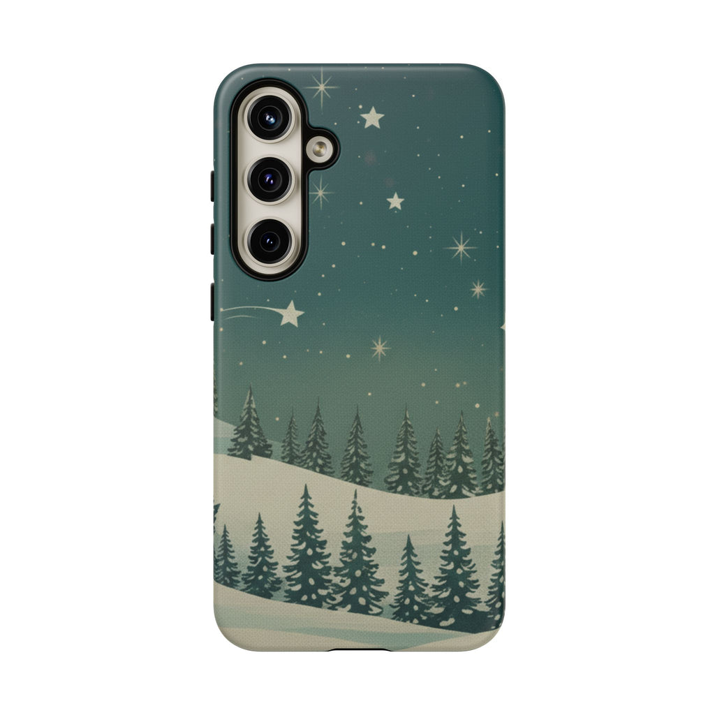 Winter Night Samsung Galaxy/Google Pixel Phone Case - Christmas Holiday Collection