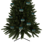 Snowy Pine Forest Aluminum Ornament - Christmas Holiday Collection