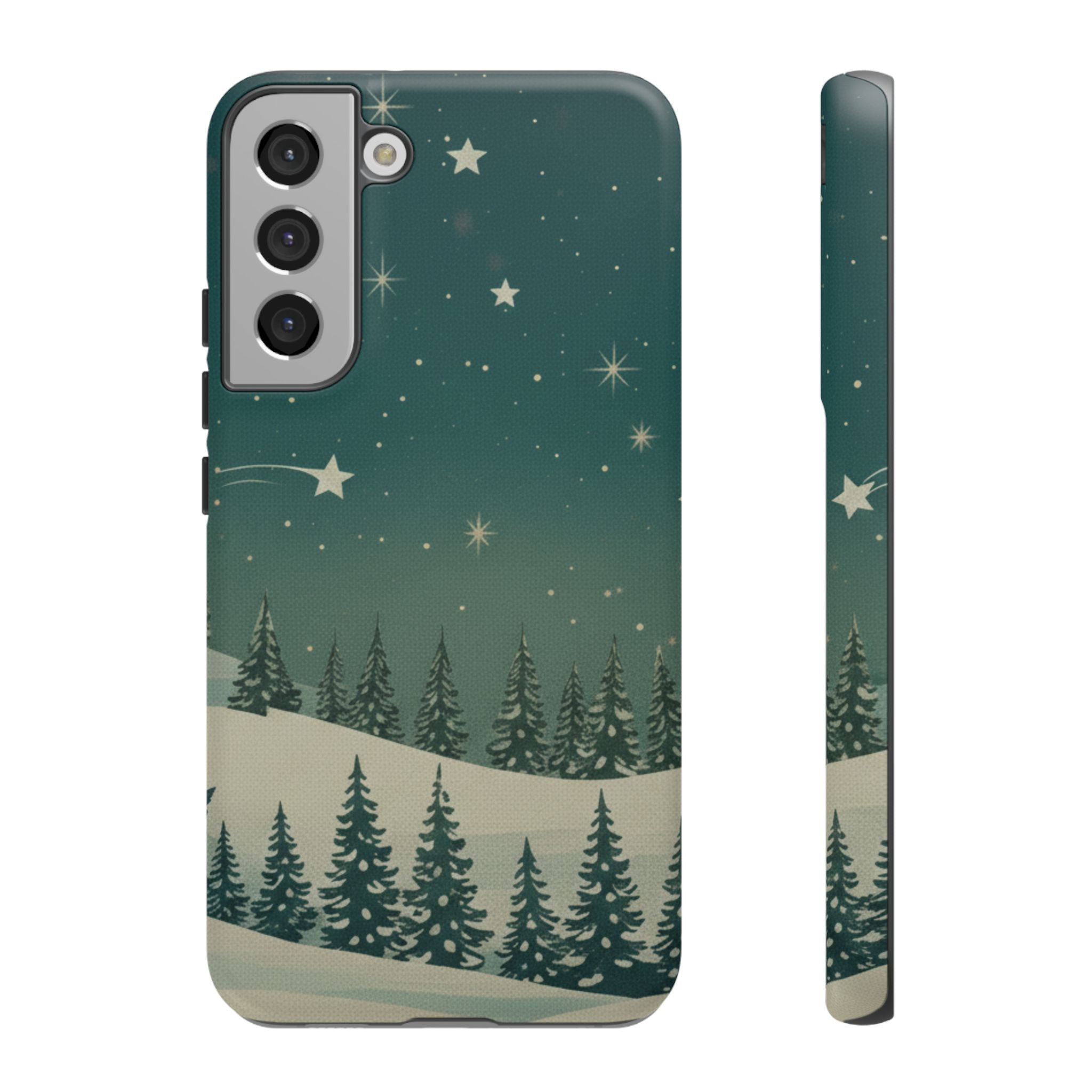 Winter Night Samsung Galaxy/Google Pixel Phone Case - Christmas Holiday Collection