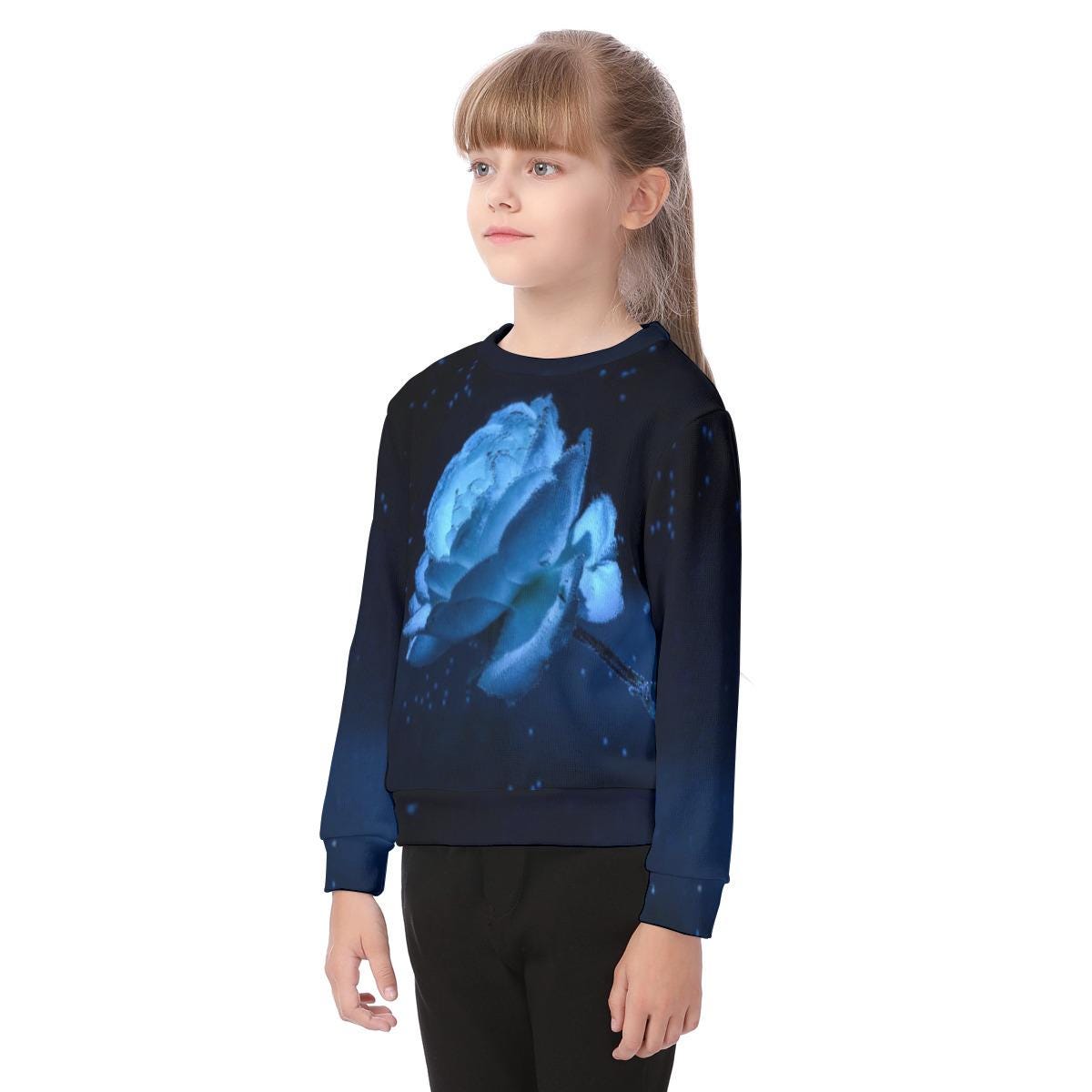All-Over Print Kid's Thicken Sweater