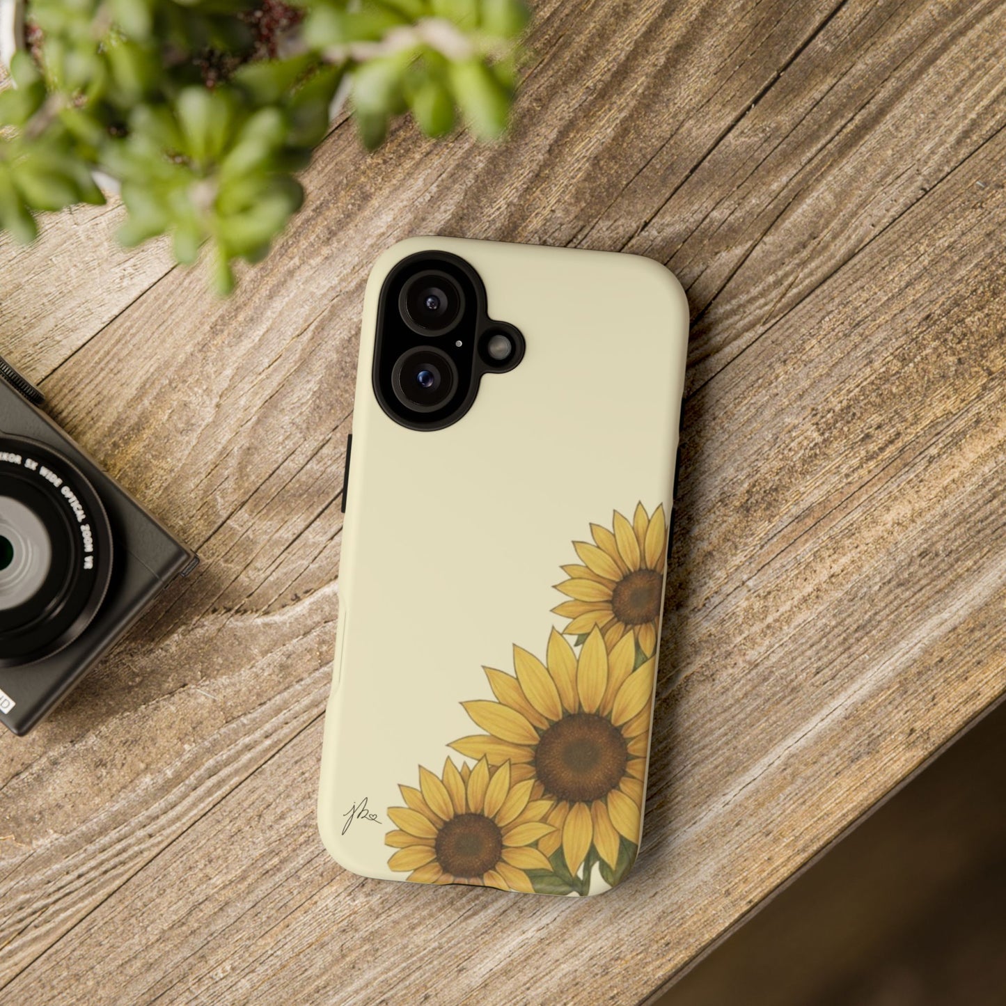 iPhone 8 - 12, 16 - 17 Tough Case - Sunflower Signature Collection by Juli