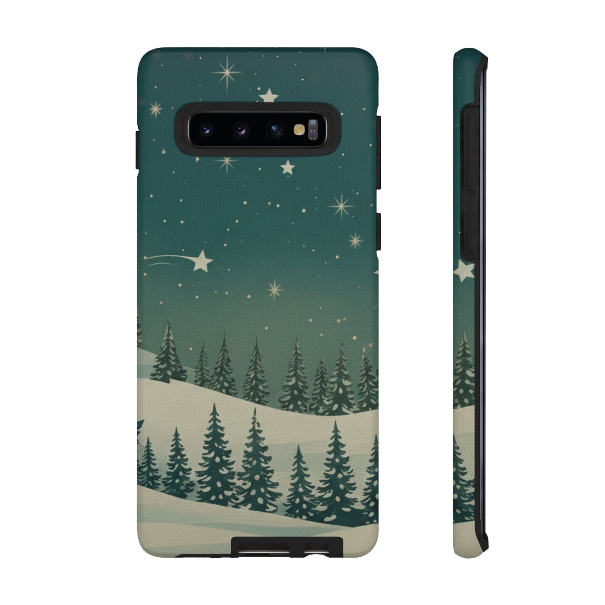 Winter Night Samsung Galaxy/Google Pixel Phone Case - Christmas Holiday Collection