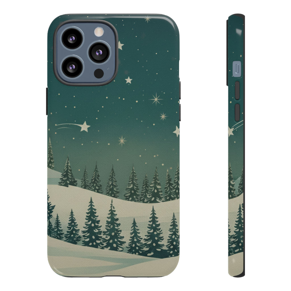 Winter Night Sky iPhone Case - Christmas Holiday Collection