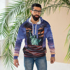 Never Forget Twin Towers w/ Flame Unisex Hoodie