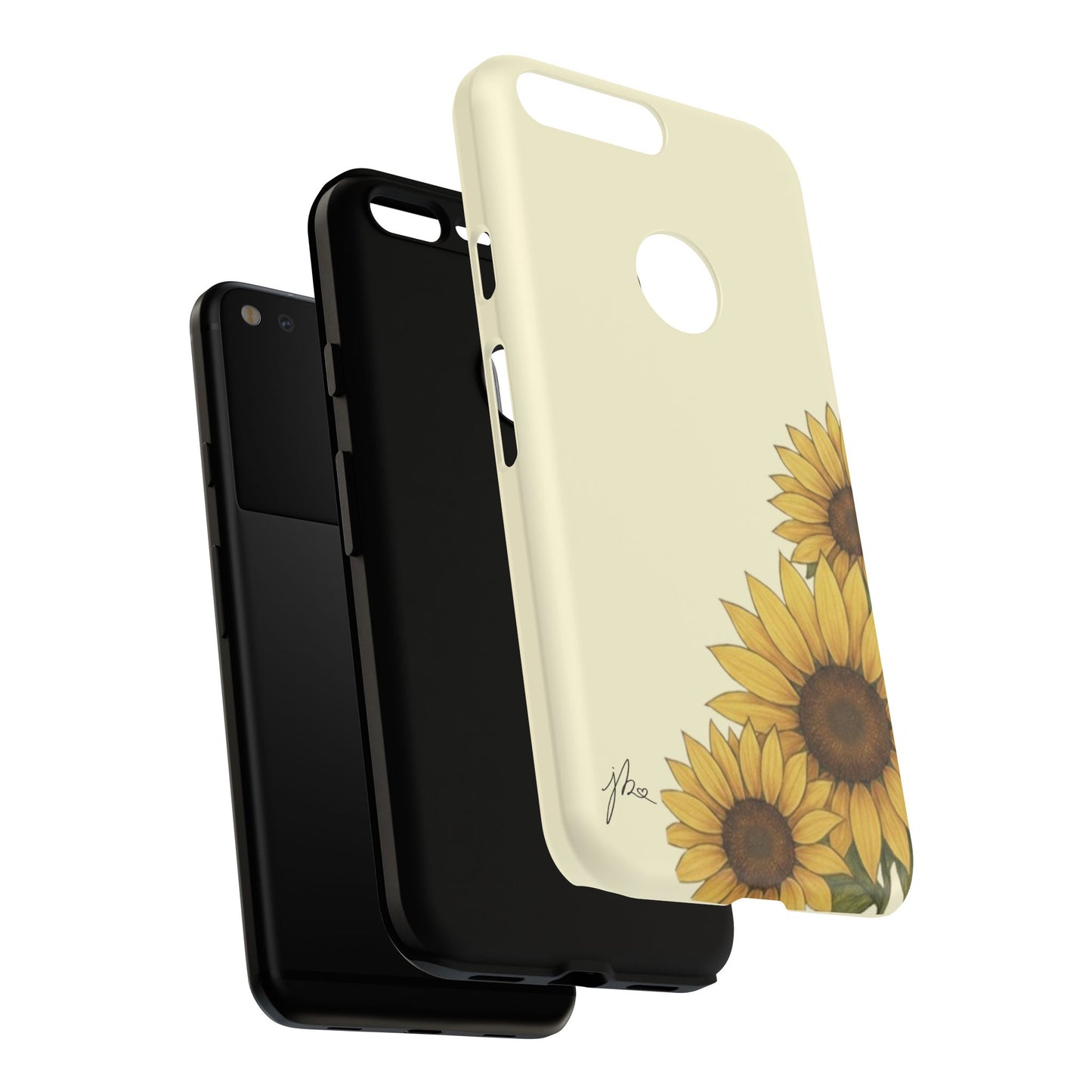 Samsung Galaxy/Google Pixel Tough Case - Sunflower Signature Collection by Juli
