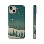 Winter Night Sky iPhone Case - Christmas Holiday Collection