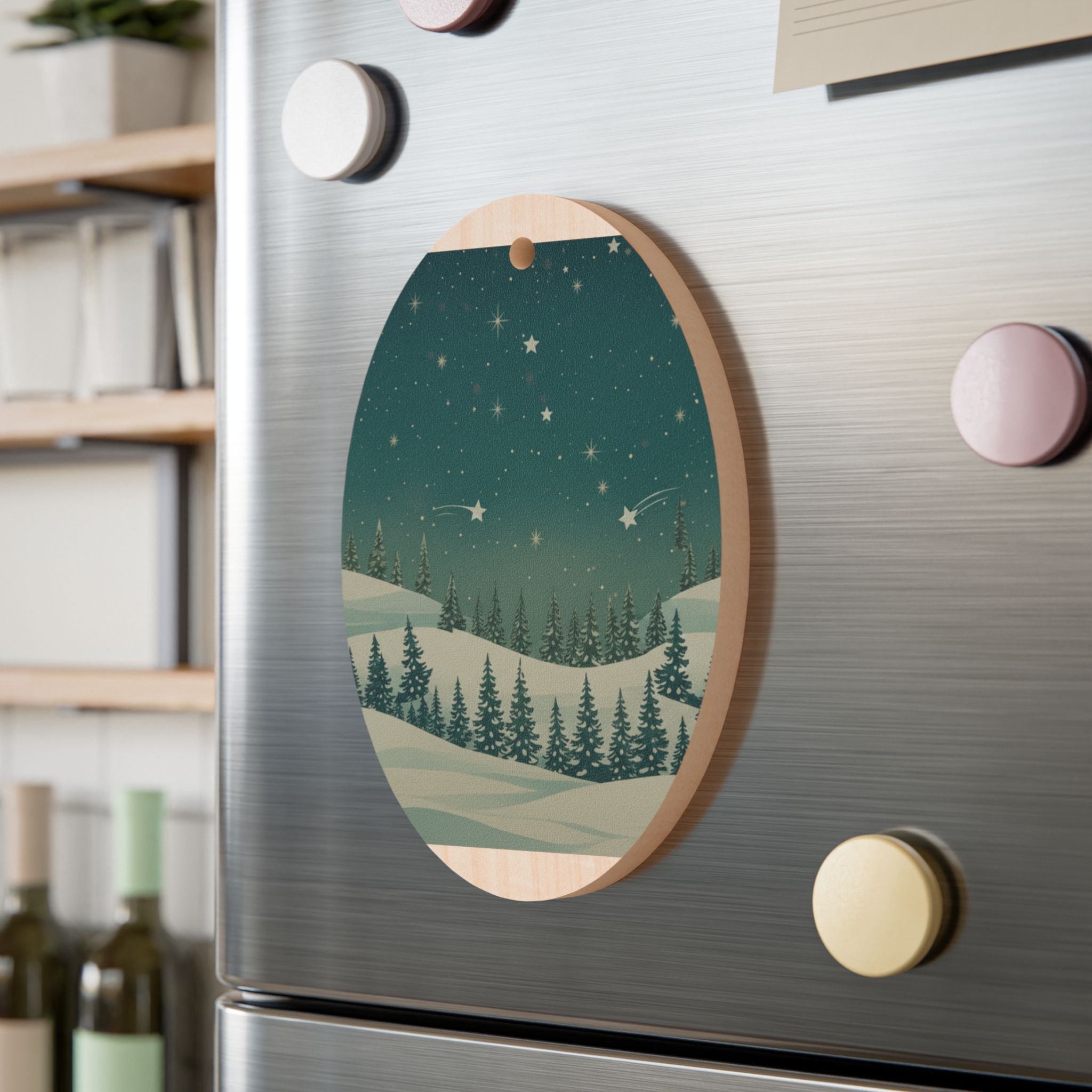 Bell Wood Ornament - Christmas Holiday Collection