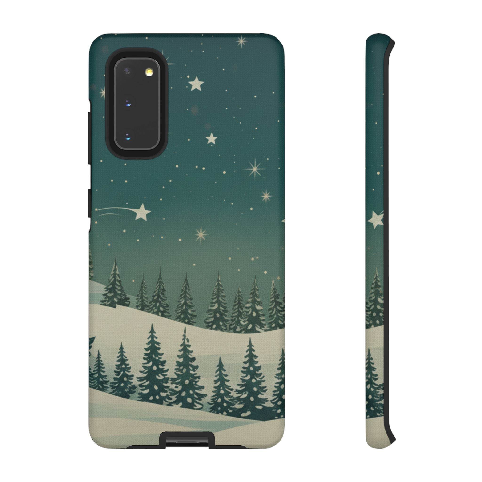 Winter Night Samsung Galaxy/Google Pixel Phone Case - Christmas Holiday Collection