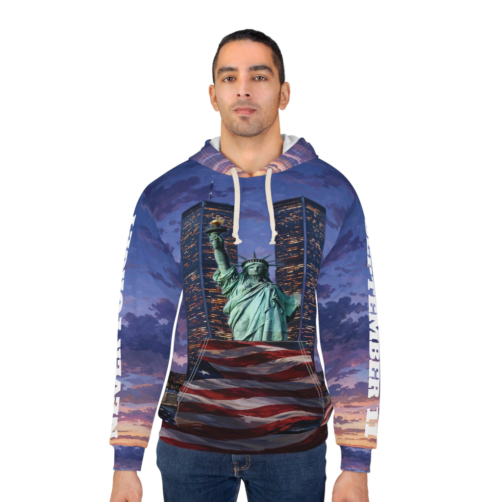 Never Forget Twin Towers Unisex Hoodie