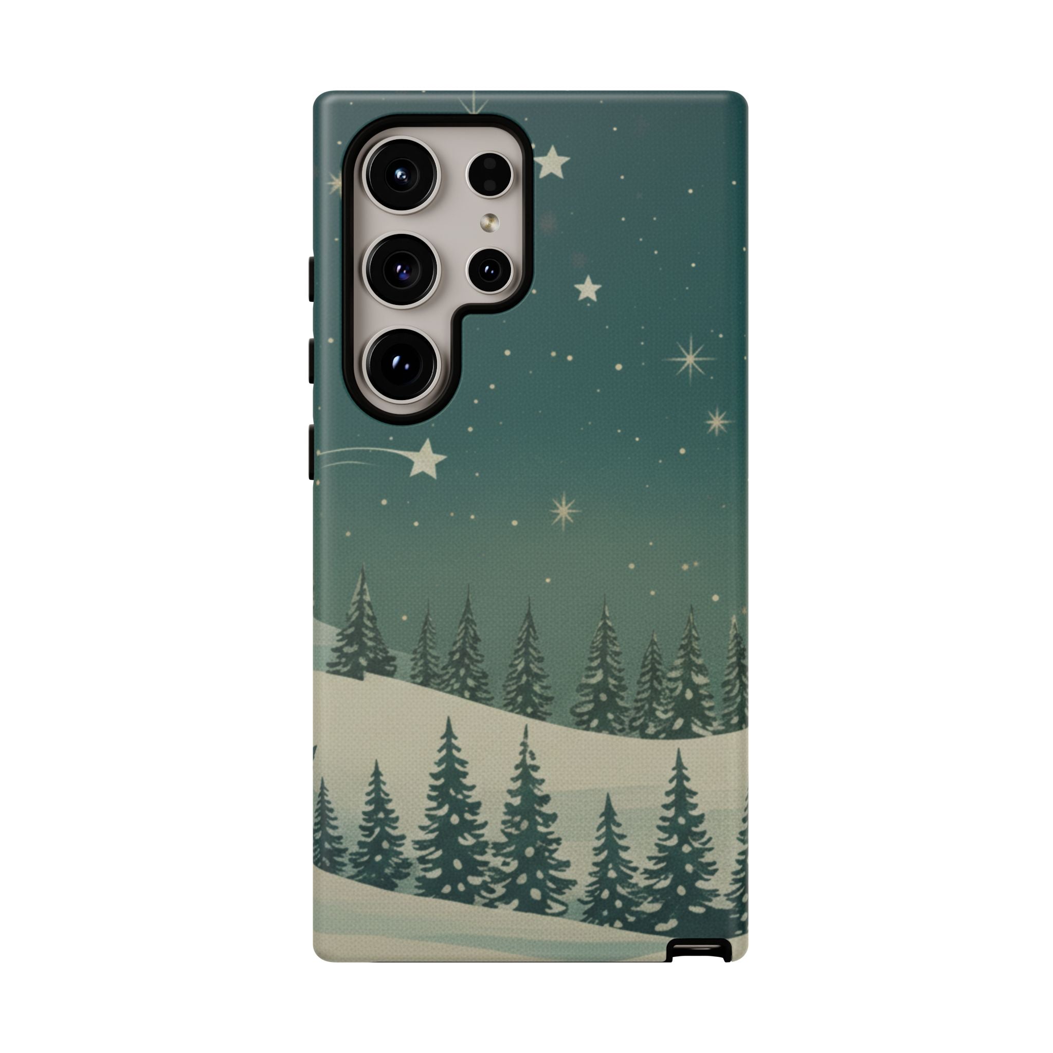 Winter Night Samsung Galaxy/Google Pixel Phone Case - Christmas Holiday Collection