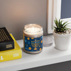 Scented Soy Candle with White Lid - Holiday Collection (Chanukah)