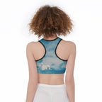 All-Over Print Sports Bra