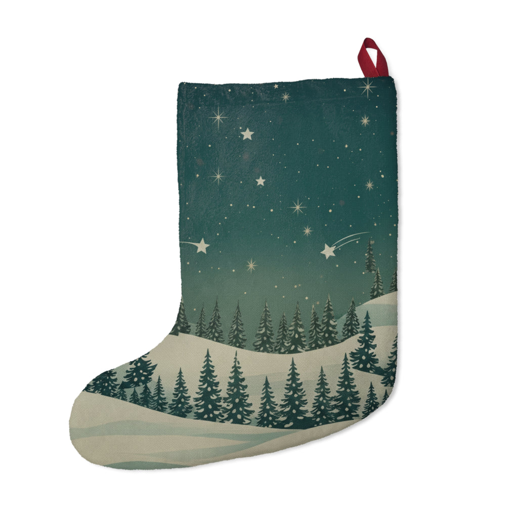 Winter Night Christmas Stocking - Christmas Holiday Collection