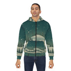 Winter Night Zip Hoodie - Christmas Holiday Collection