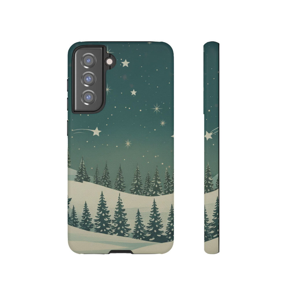 Winter Night Samsung Galaxy/Google Pixel Phone Case - Christmas Holiday Collection