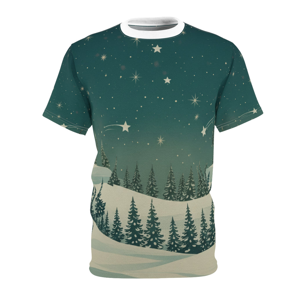 Winter Night Forest Tee - Christmas Holiday Collection