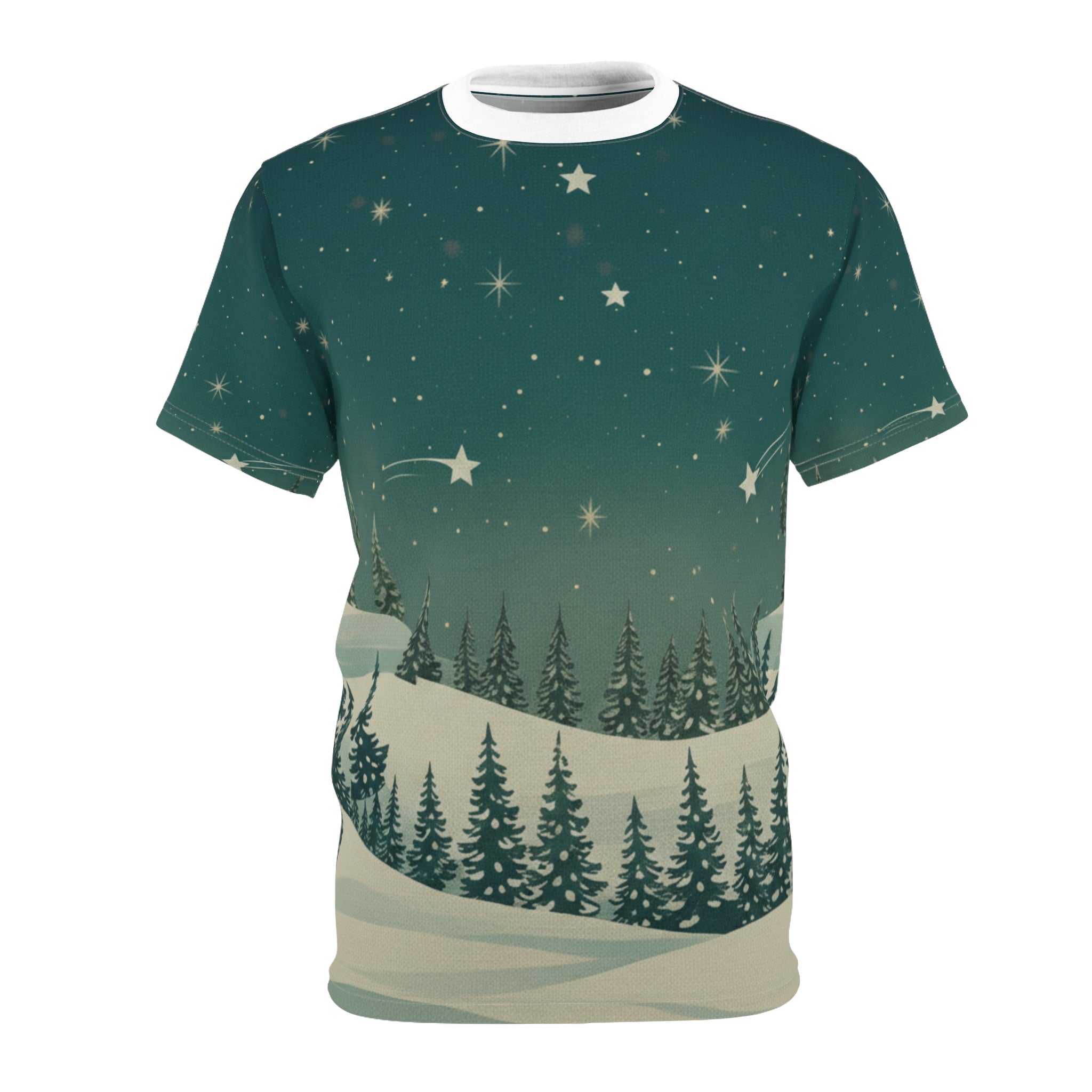 Winter Night Forest Tee - Christmas Holiday Collection