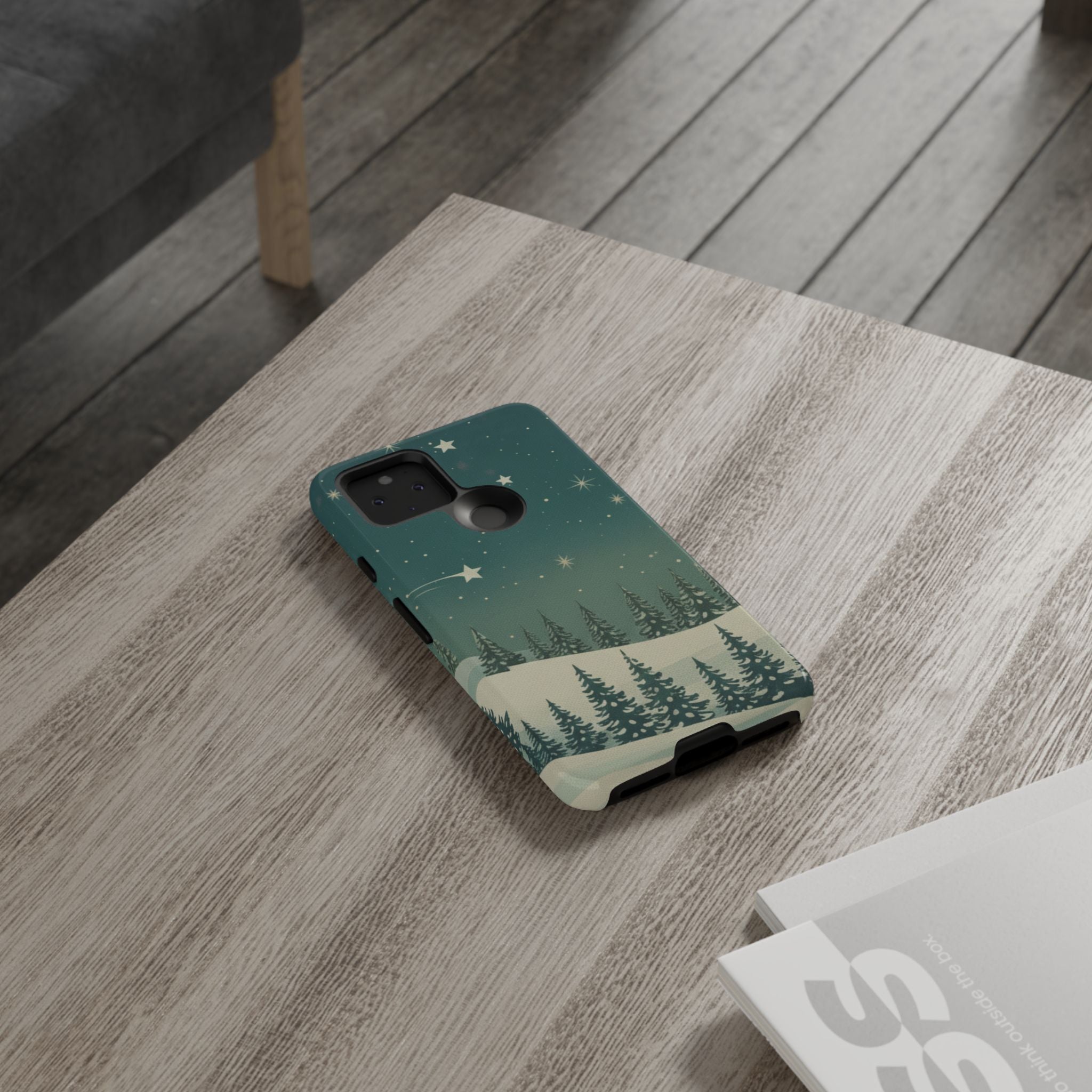 Winter Night Samsung Galaxy/Google Pixel Phone Case - Christmas Holiday Collection