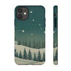 Winter Night Sky iPhone Case - Christmas Holiday Collection