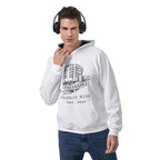 All-Over Print Men's Raglan Pullover Hoodie - Charlie Kirk Freedom Microphone Collection