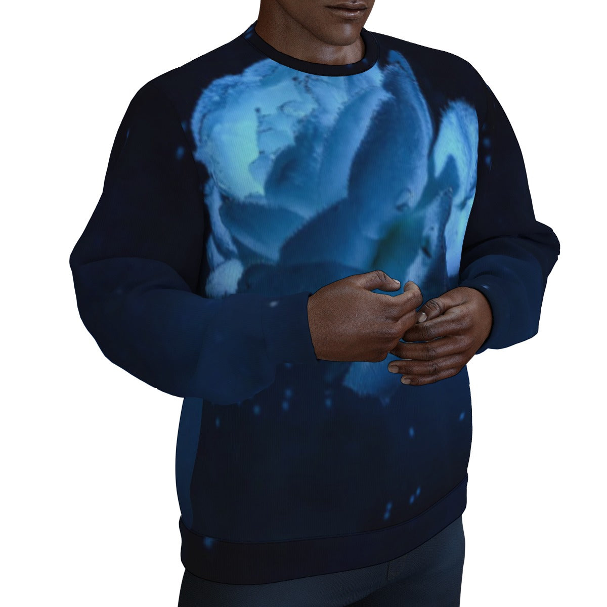 All-Over Print Men's Thicken Sweater