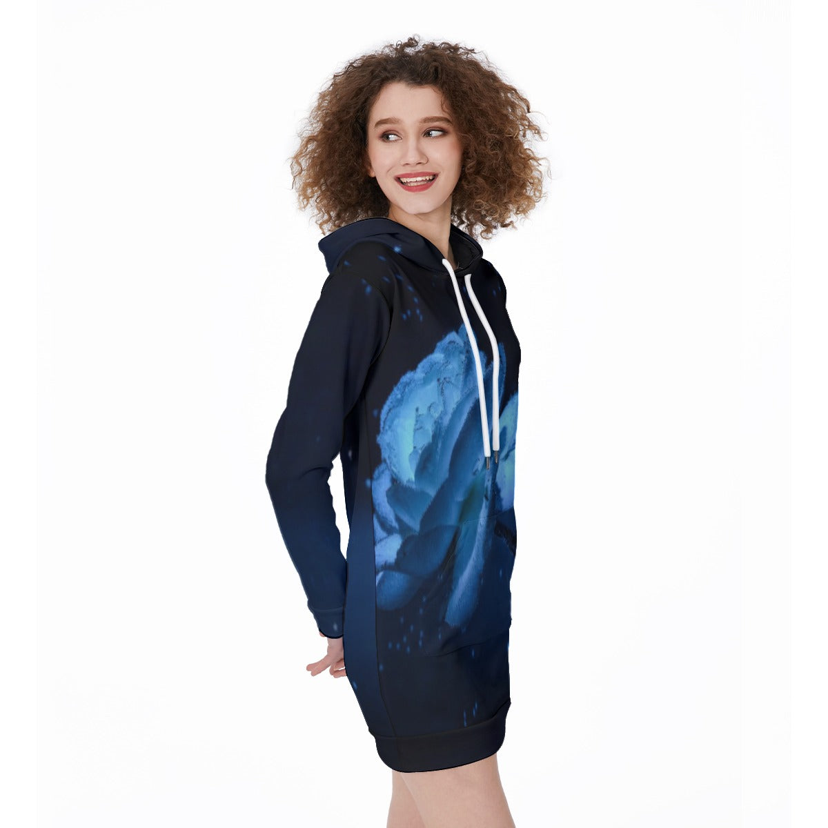 All-Over Print Women's Long Hoodie