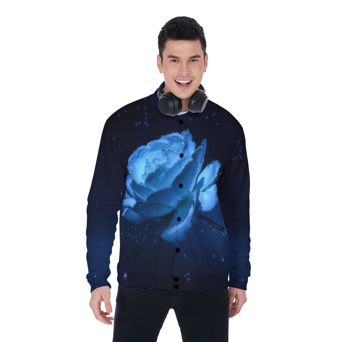 All-Over Print Men's Baseball Jacket