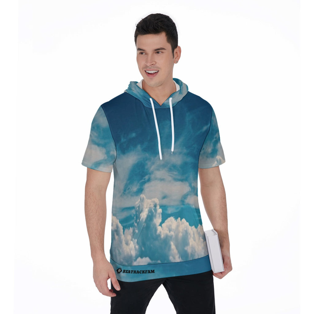 All-Over Print Men's Short Sleeve Hoodie T-Shirt